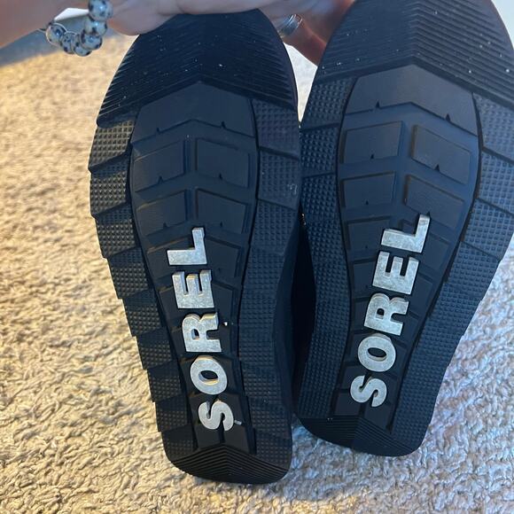 Sorel Whitney II Waterproof & Insulated Tall Boot in Black SZ 5.5 - Picture 6 of 8